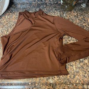 women's one-sleeved blouse